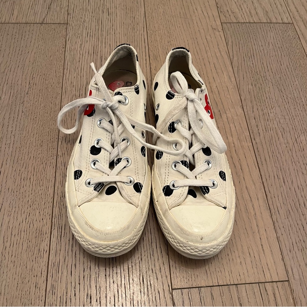 COMME DES GARCONS PLAY X CONVERSE CTAS '70 Low Polka Dot - Picture 5 of 11